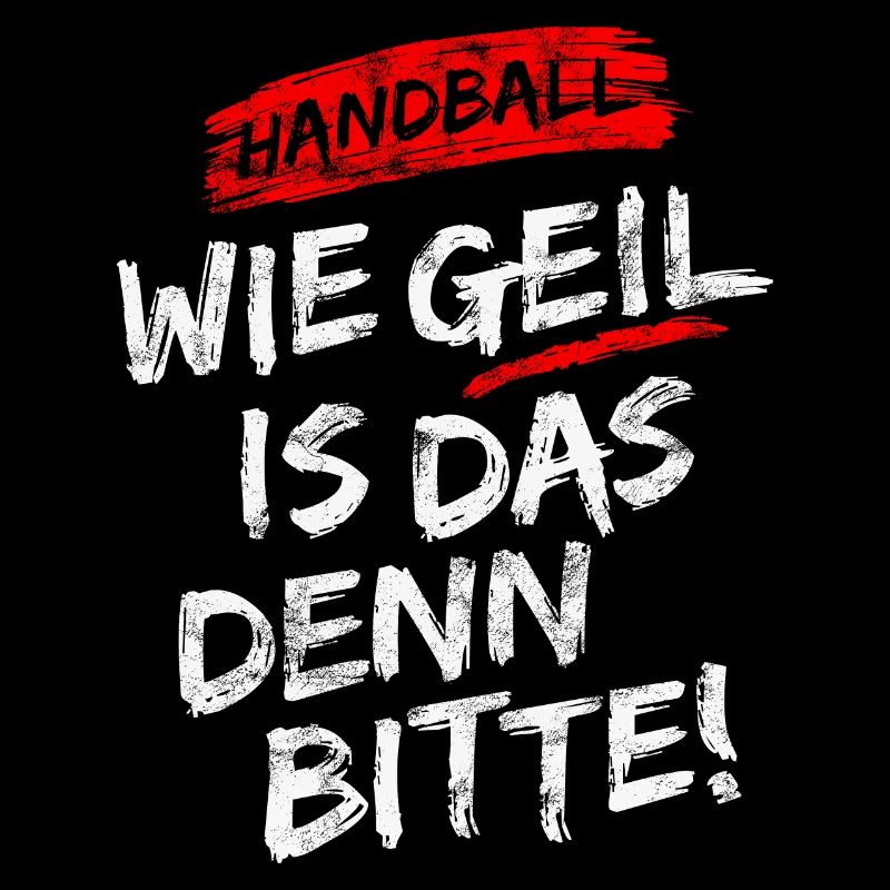 HANDBALL SPRUCH VINTAGE TSHIRT