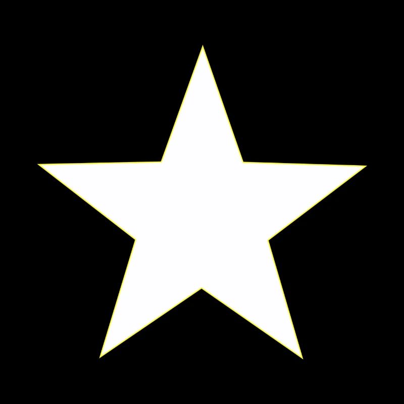 Étoile jaune blanc, white yellow star