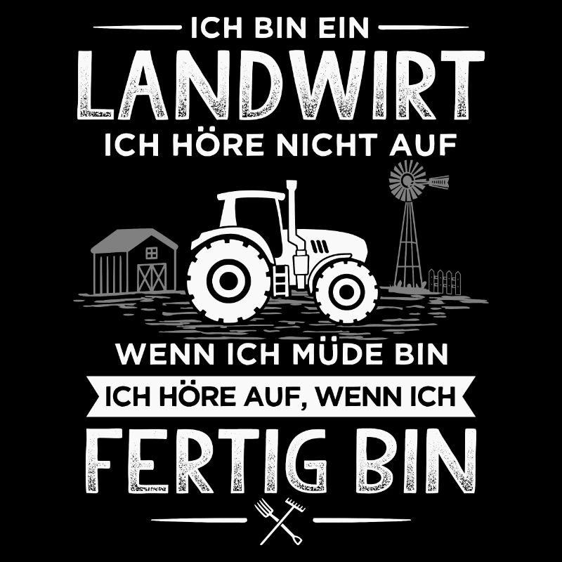 Landwirt Bauer Traktor Feldarbeit