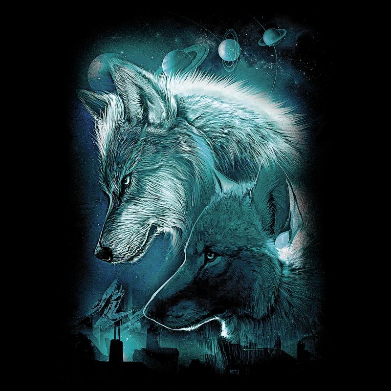 LOUPS PLANETE ESPACE SPIRITUALITÉ
