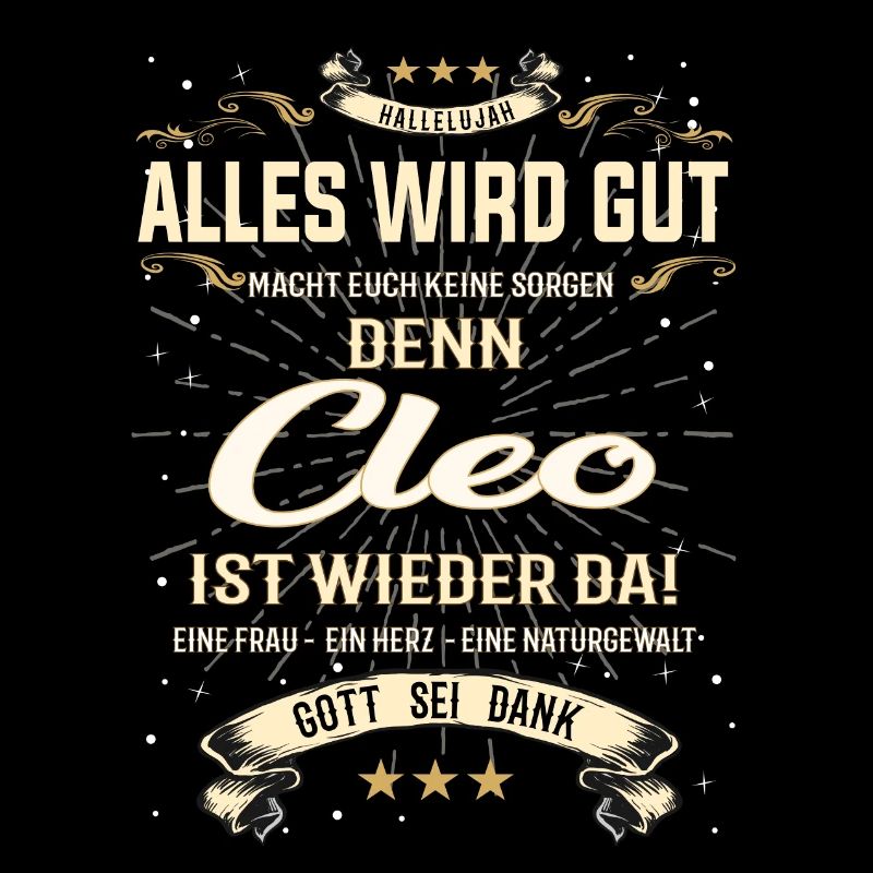 Alles wird gut, denn Cleo ist wieder da