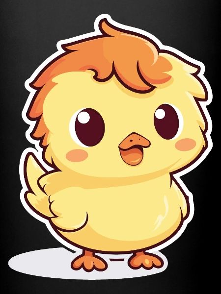Mignon poussin de Pâques