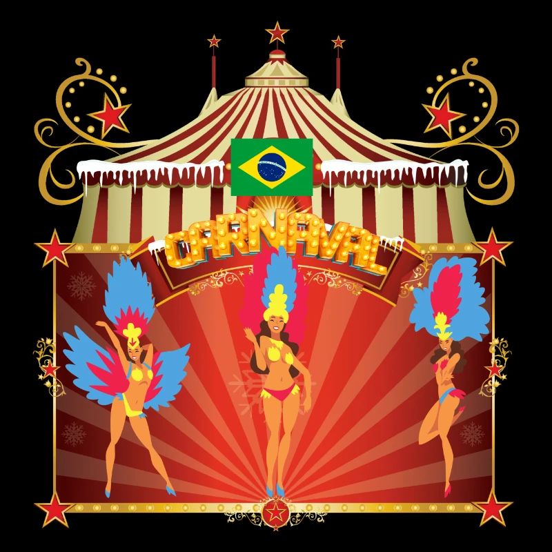 Samba T-shirt - Brasilien