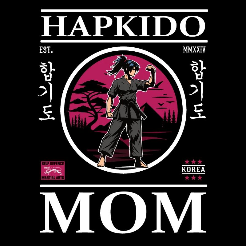 Hapkido Mom - Kampfsort Mutter Design