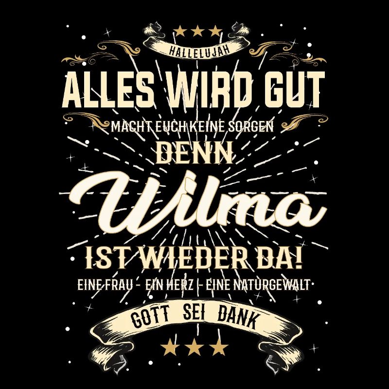 Alles wird gut denn Wilma Ist da Outfit