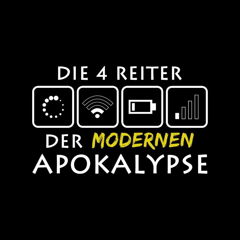 Nerd Reiter Apokalypse I Computer WLAN Akku