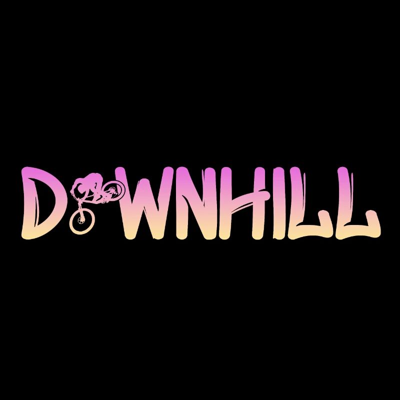 Downhill mit Biker
