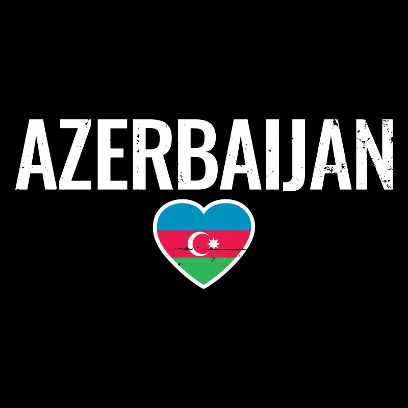 Azerbaïdjan Vintage Azerbaïdjan Drapeau