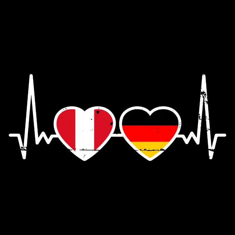 Peru Deutschland Peruanische Deutsche Flagge