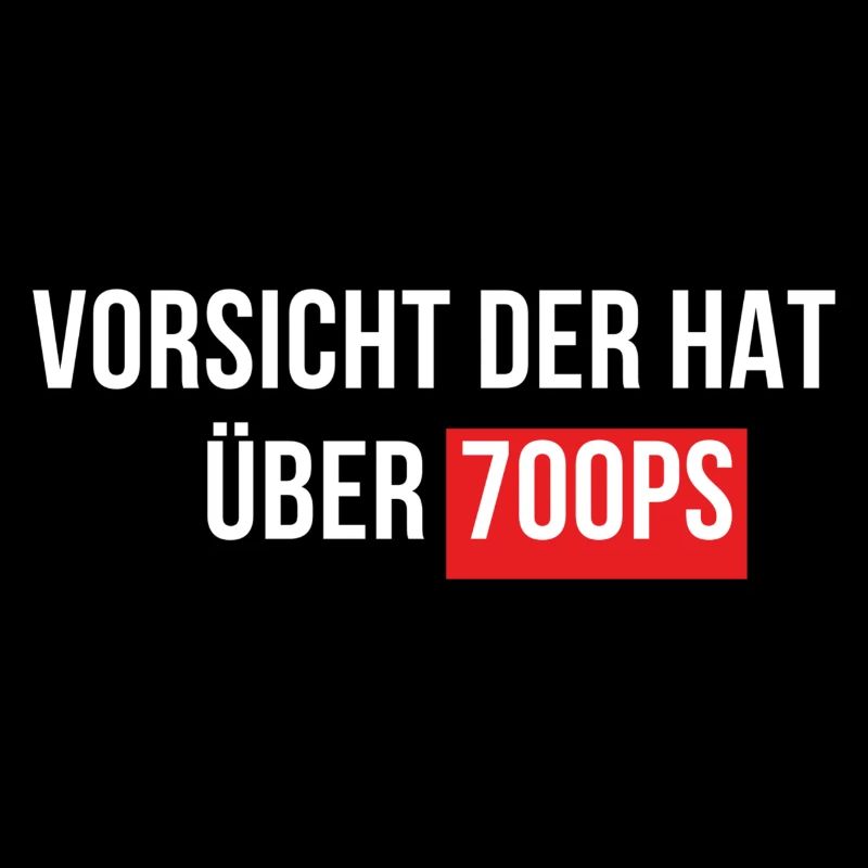 Vorsicht der hat über 700 PS Schnelle Autos