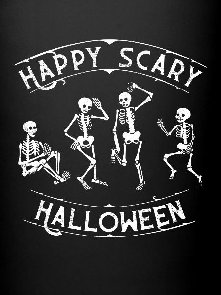 Squelette fête halloween