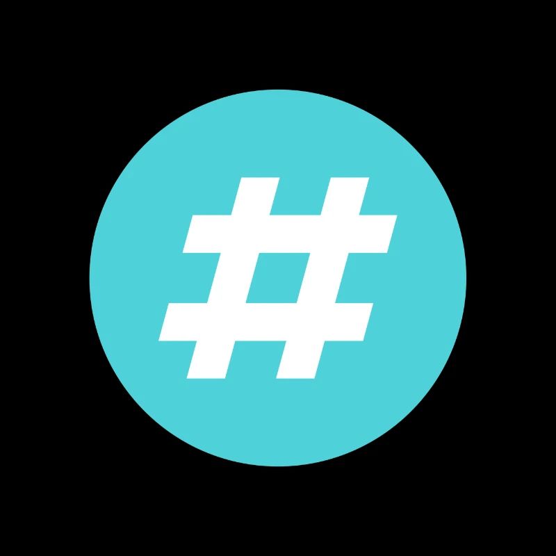 # Idée cadeau de motif Twitter Hashtag