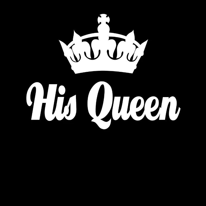 Partnershirt His Queen - Valentinstag's Geschenk