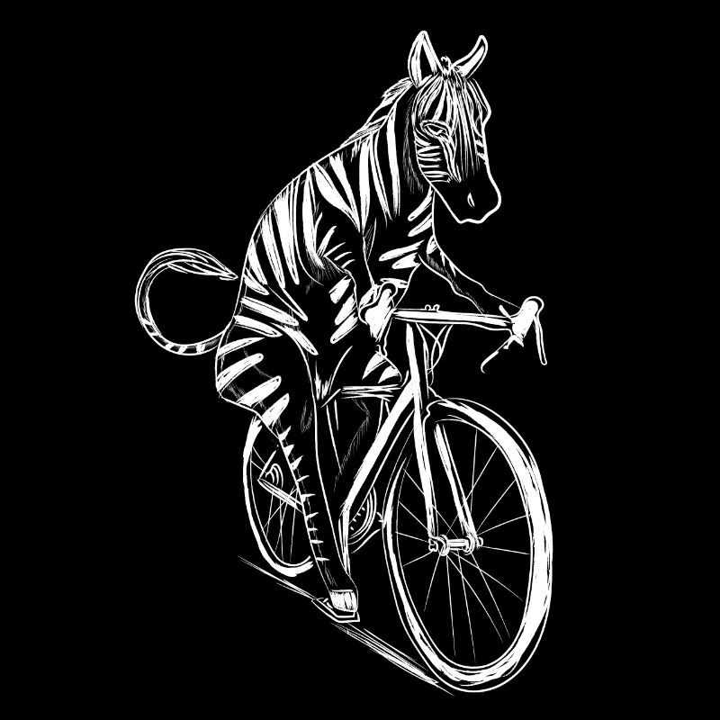 Vélo Zèbre Vélo Cycliste Zèbres