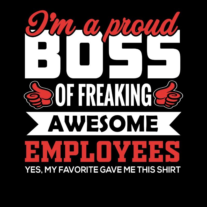 Stolzer Chef Boss Team Arbeit Geschenk Abteilung