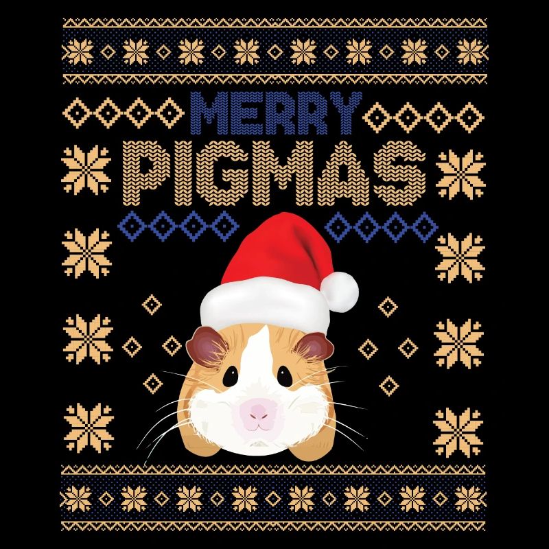 Chemise de cadeau de pull de Noël moche de joyeux Pigmas