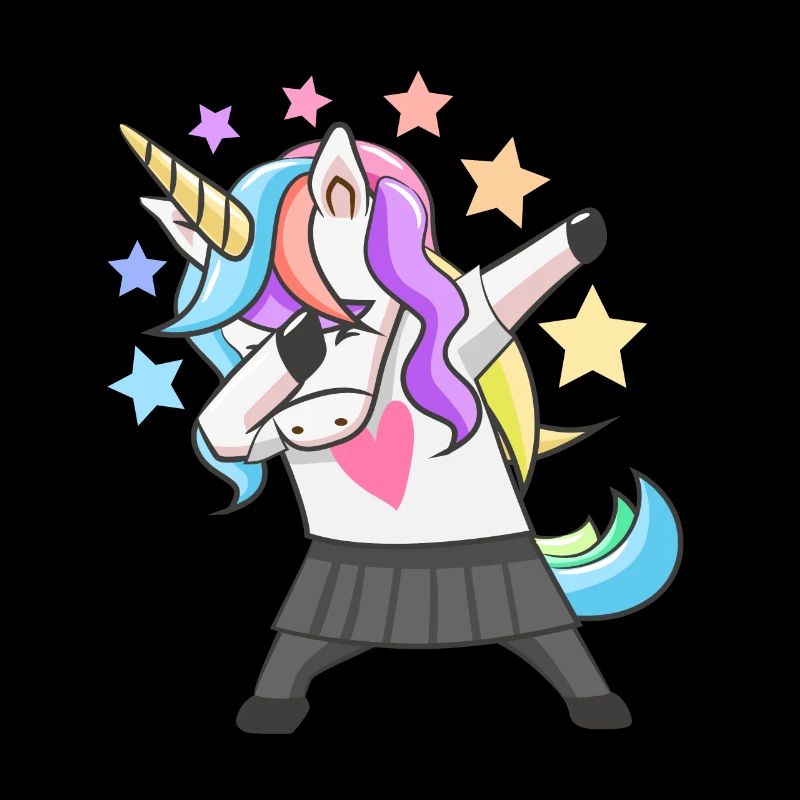 Dab Einhorn Dabbing Unicorn