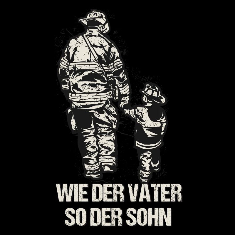 Feuerwehrmann Vater Sohn Geschenk