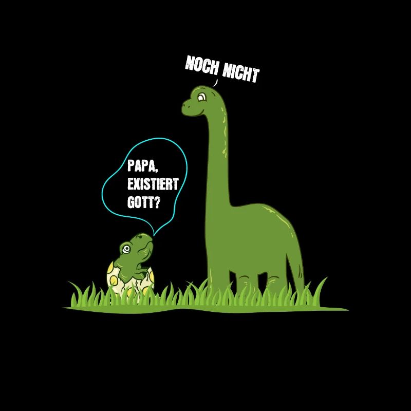 Papa existe Dieu athée dinosaure