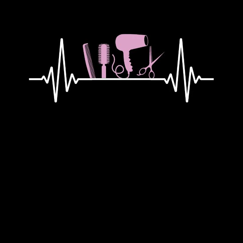 Ciseaux à brosse pour coiffeur Heartbeat