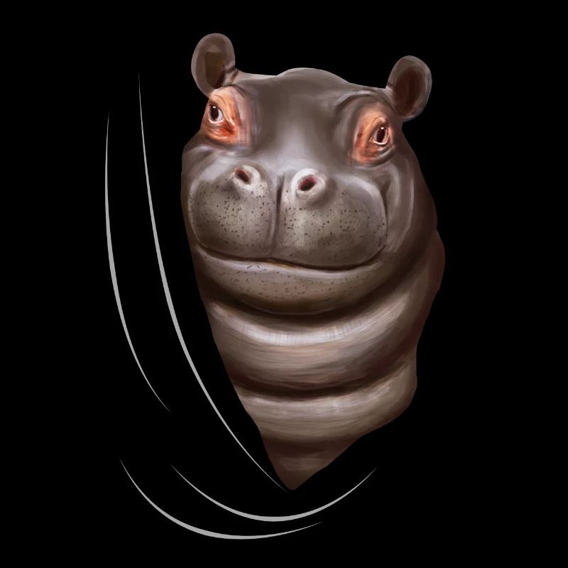 Nilpferd Flusspferd Nilpferdliebhaber Geschenk