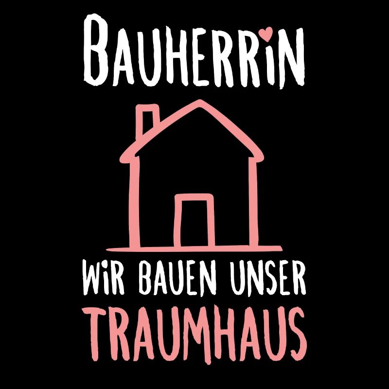 Bauherrin Hausbau Partnerlook Richtfest Geschenk