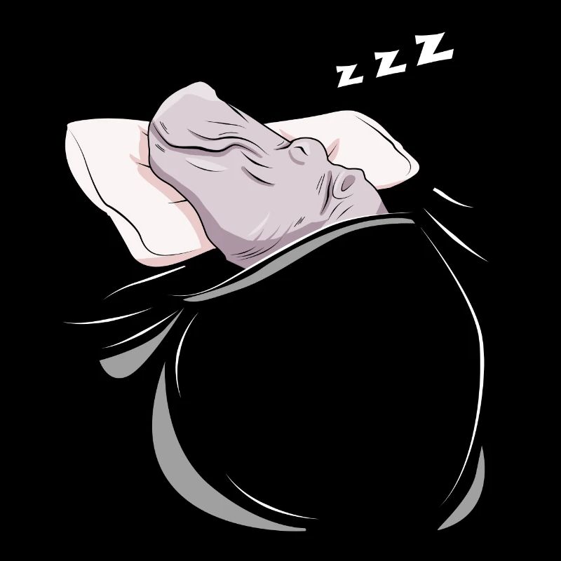 Sleeping and slumbering hippopotamus