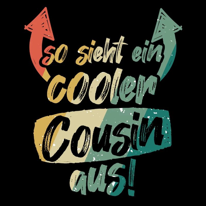So sieht ein Cooler Cousin aus Vintage Retro