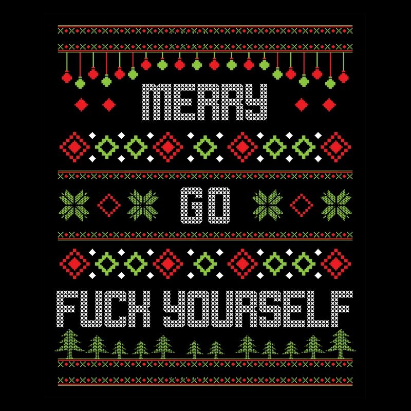 Merry go fuck yourself - Pull de Noël laid