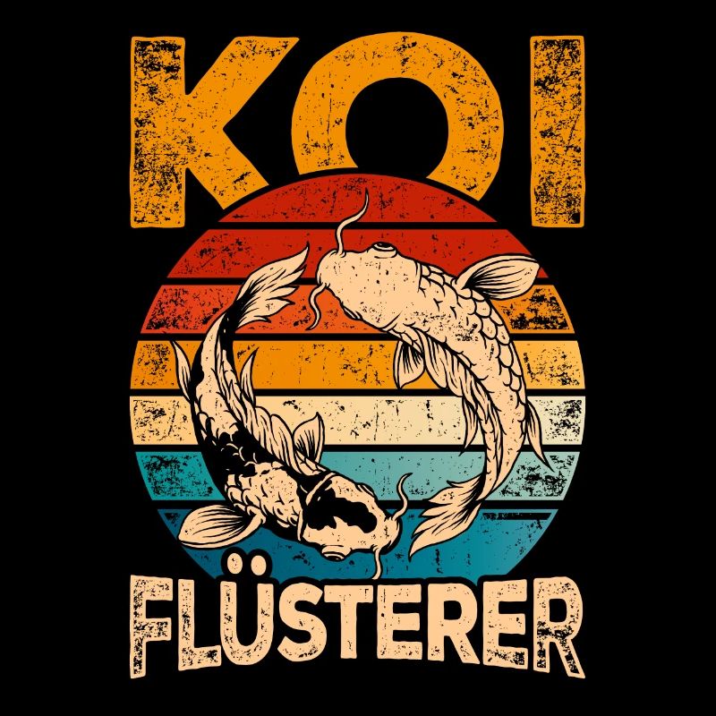 Retro Koi Karpfen