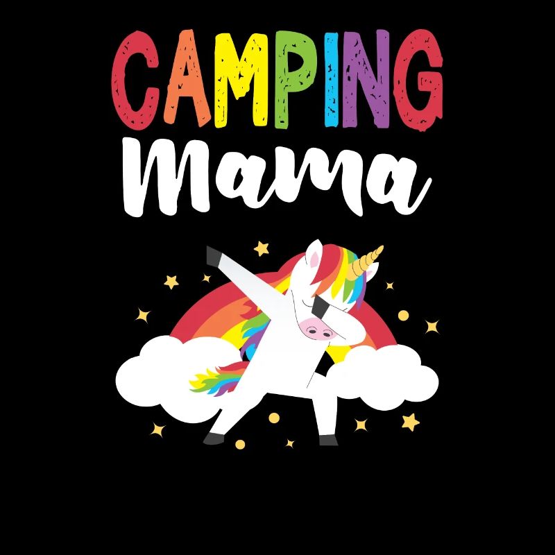 Camperin Einhorn Lustiger Camper Camping Mama