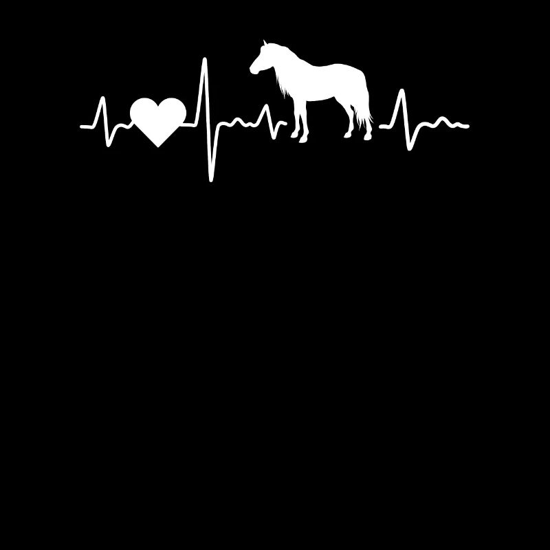 Cheval cavalier battement de coeur ECG hobby cavalière