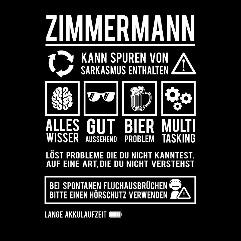 Zimmermann Handwerker Meister Zimmerer