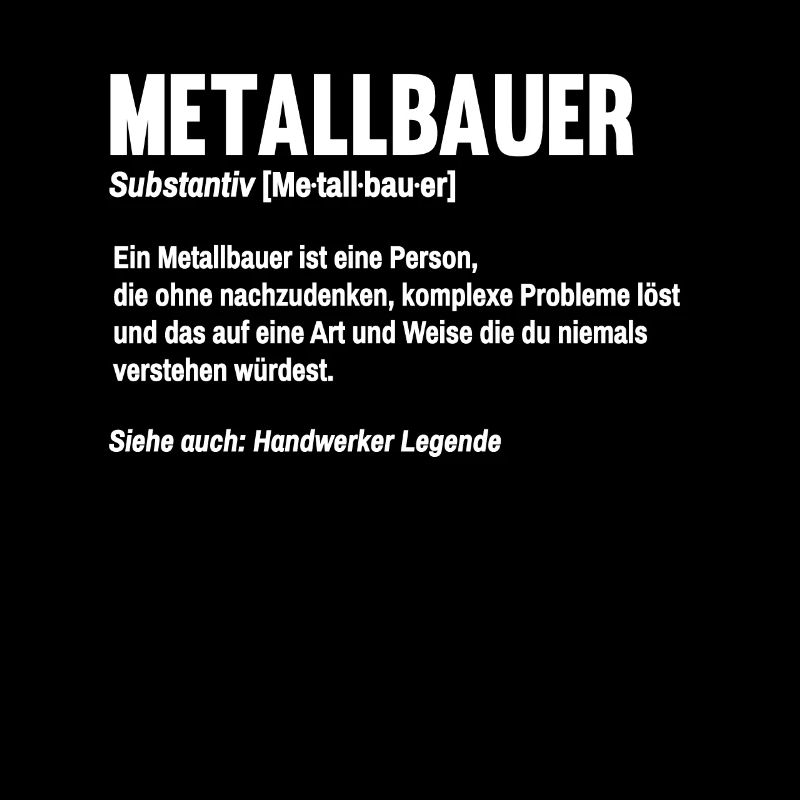 Metallbauer Definition Handwerker Metallbau
