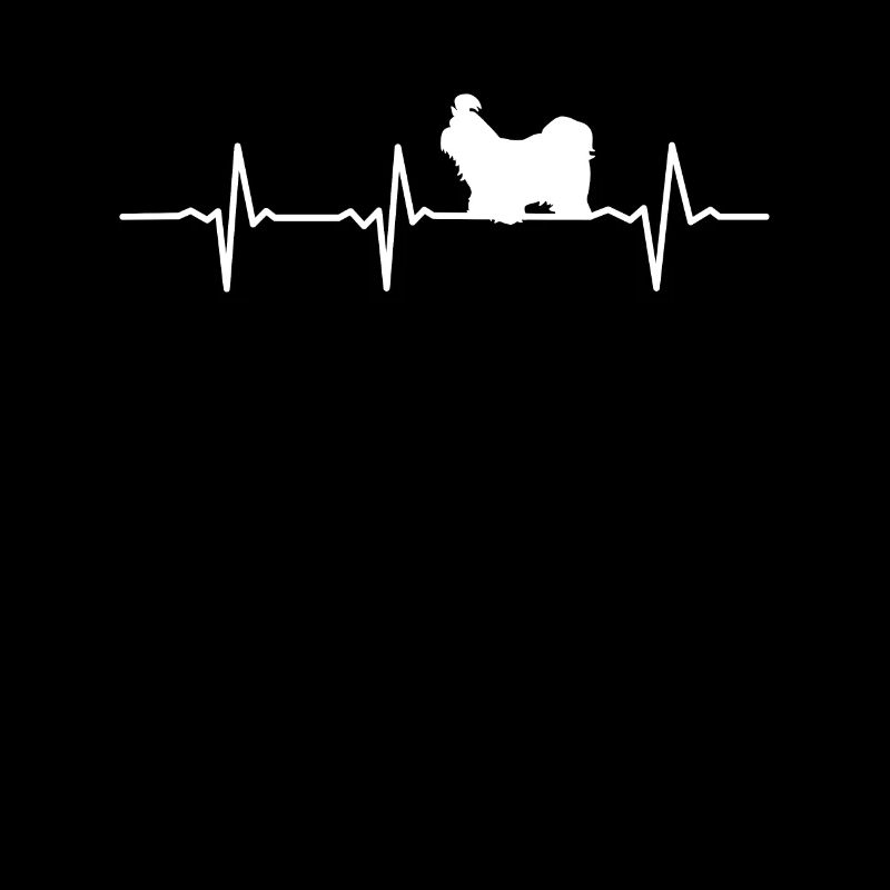 Shih Tzu dog lover heartbeat Gift idea