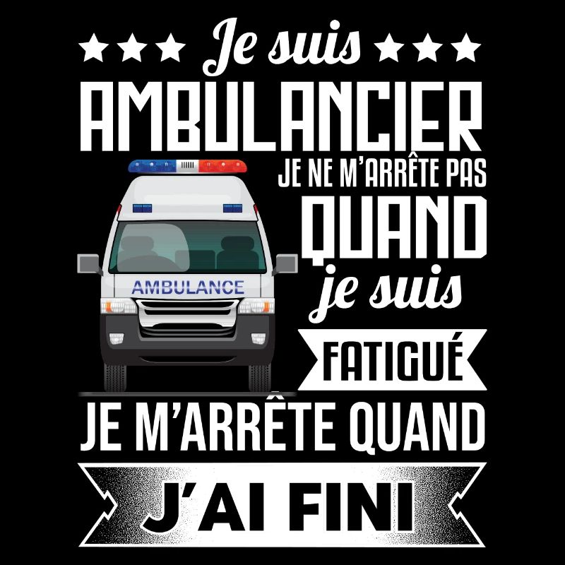 Ambulancier Idée Cadeau Ambulance Humour