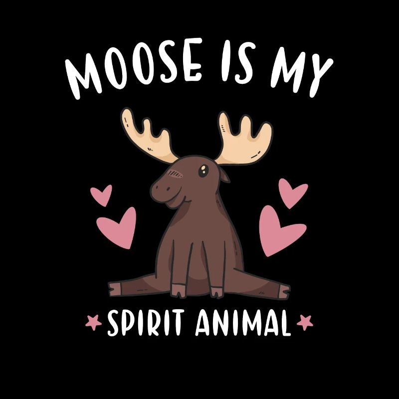 Elk Moose est mon animal spirituel Moose