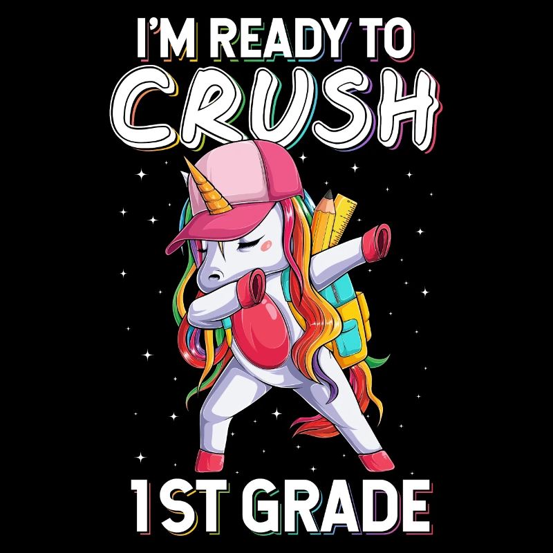 Ich bin bereit, das Einhorn der 1. Klasse zu zerquetschen