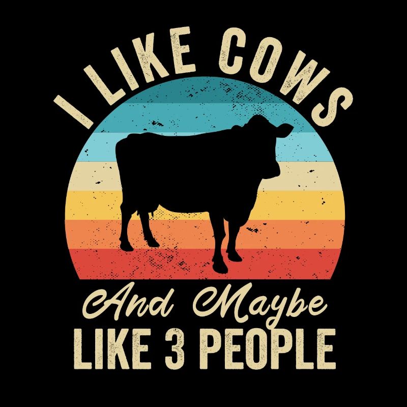 Ich liebe Cows Humor Farmer Geschenk
