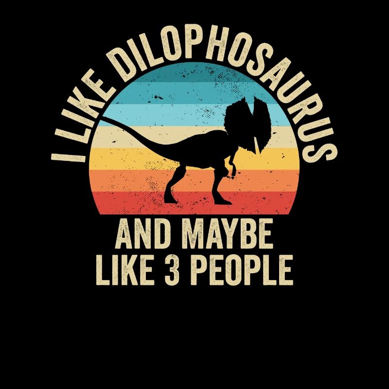 Ich mag The Dilophosaurus Gift Humor Dinosaurier