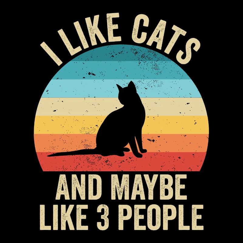 I like Cats Gift Humor Animals
