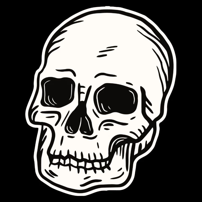 Skull Skeleton Skull Horror Cadeau d’Halloween