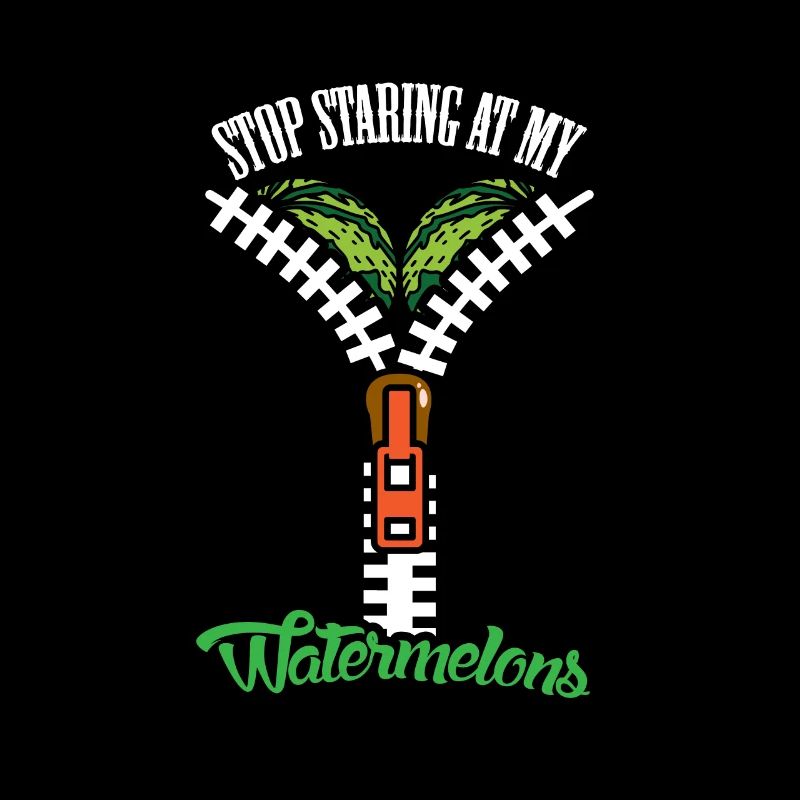 Watermelons Stop Staring Women Boobs