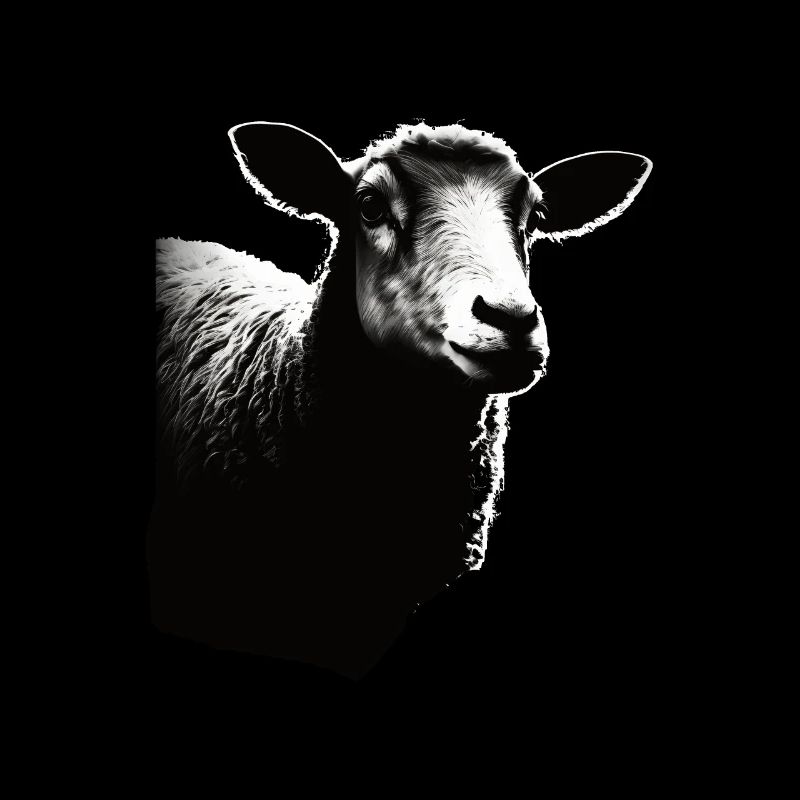 Sheep stencil Art.-nr