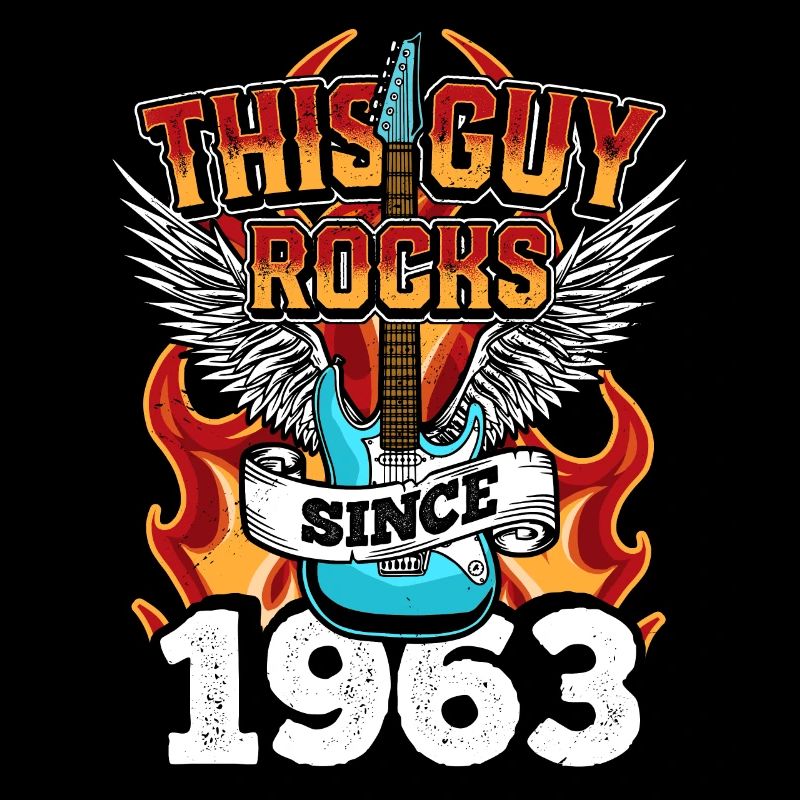 61st Birthday Gift Guy rocks 1963