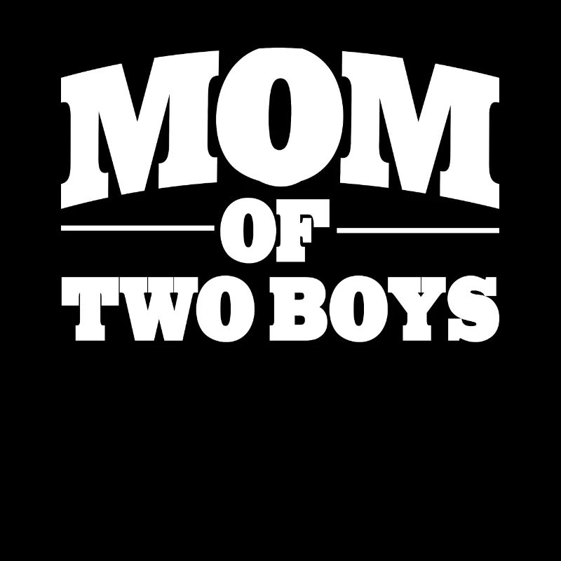 Mama Mom of two Boys Geschenkidee Muttertag