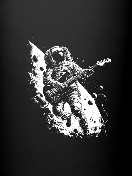 Astronaut Guitar Player