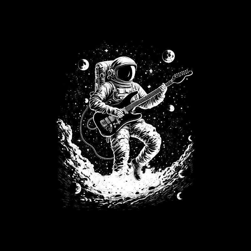 Astronaute guitariste