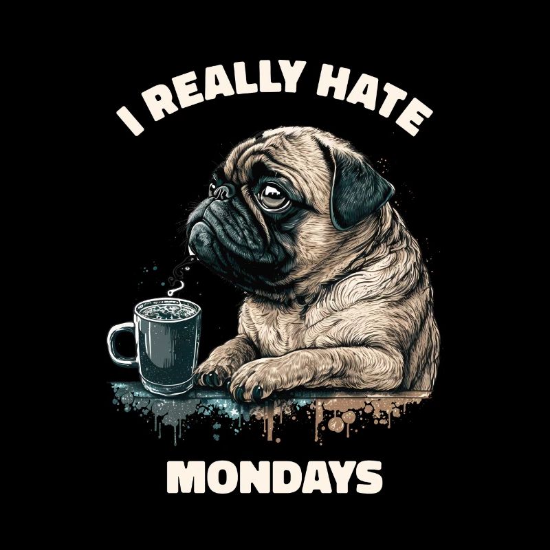 I hate montage! Pug - German proverb