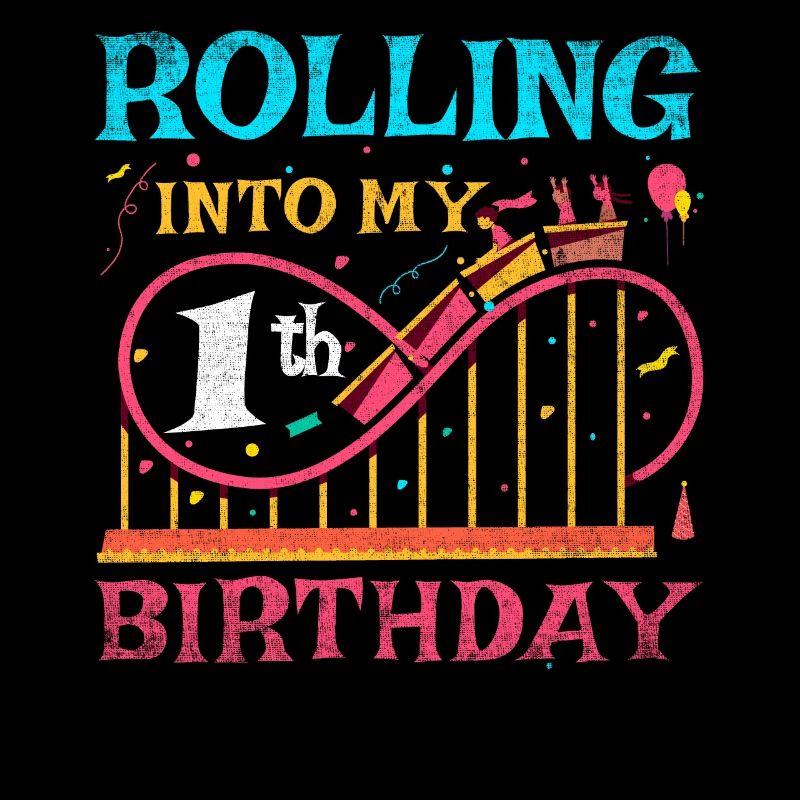 Roller Coaster Kid - Rolling Into My 1st Birthday